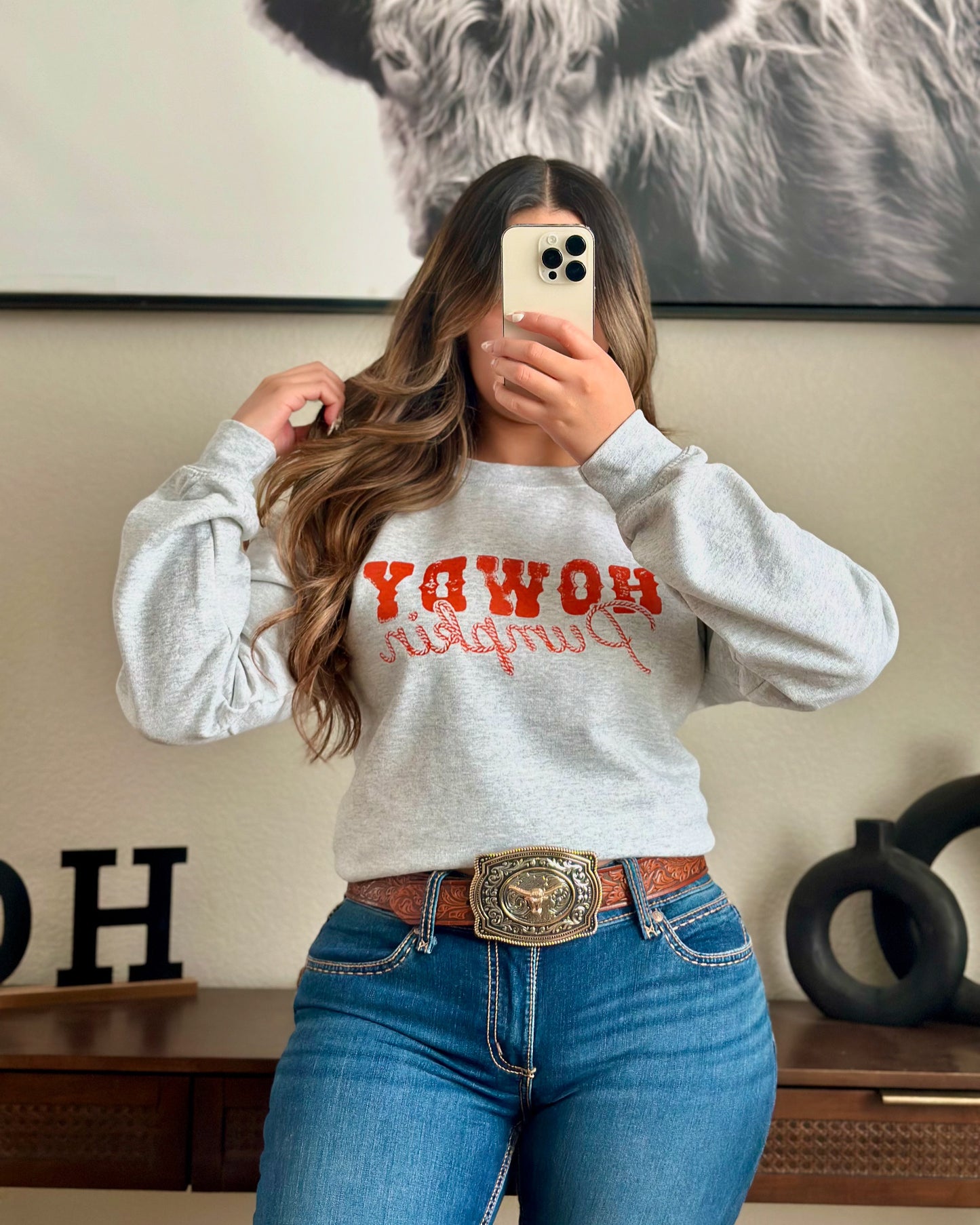 Howdy Pumpkin Crewneck
