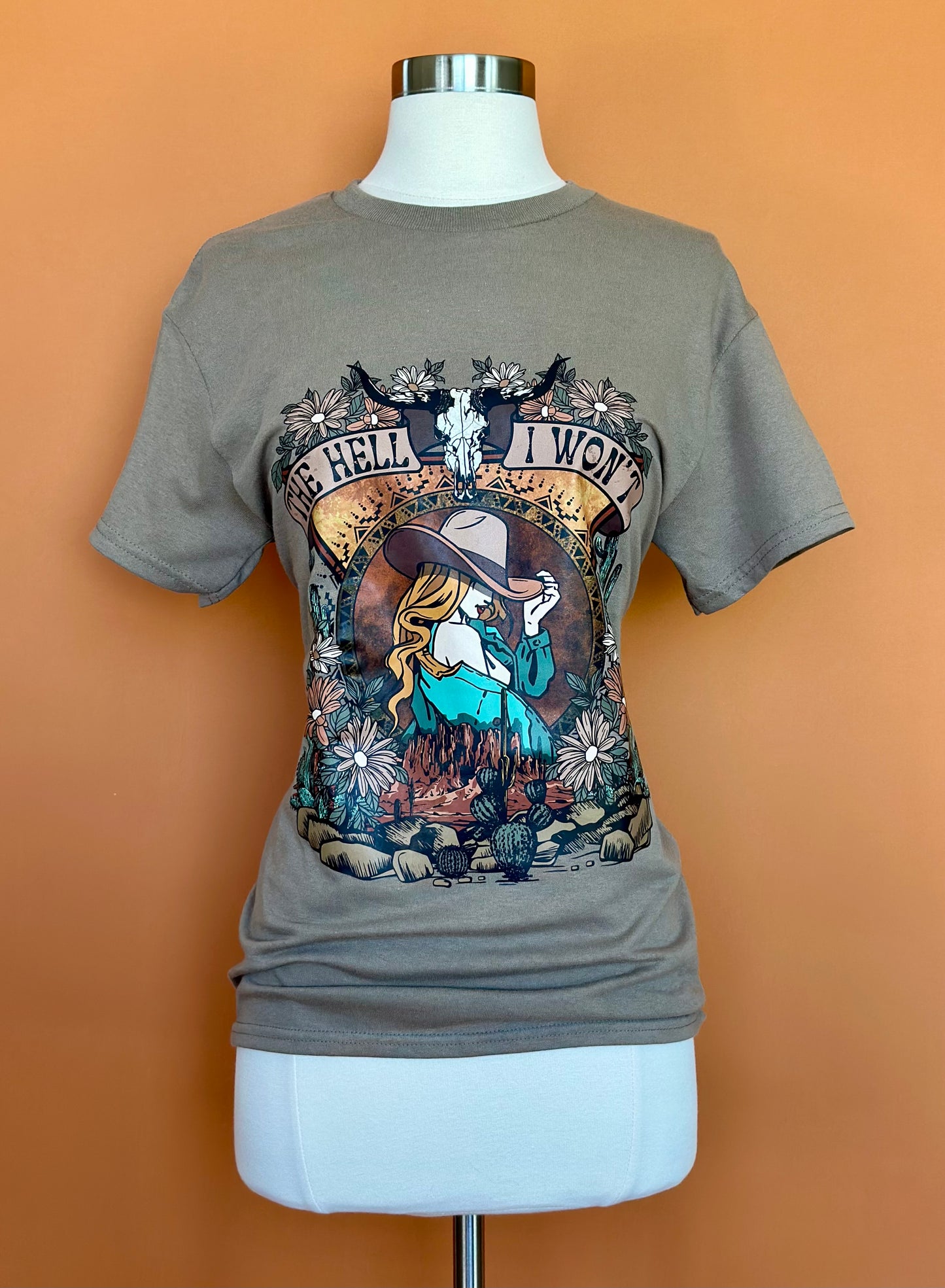 The Hell I Won't Vintage Tee