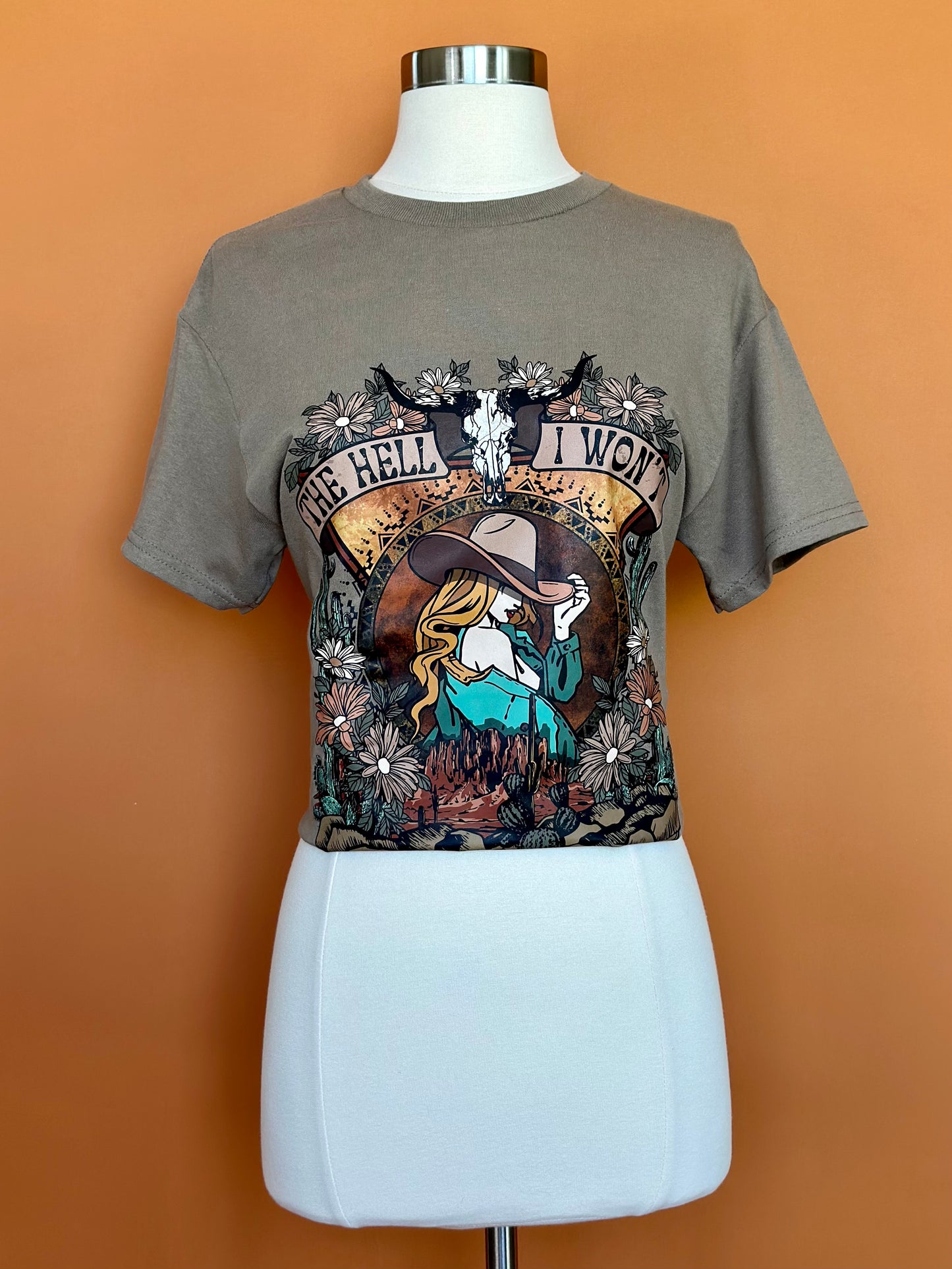 The Hell I Won't Vintage Tee