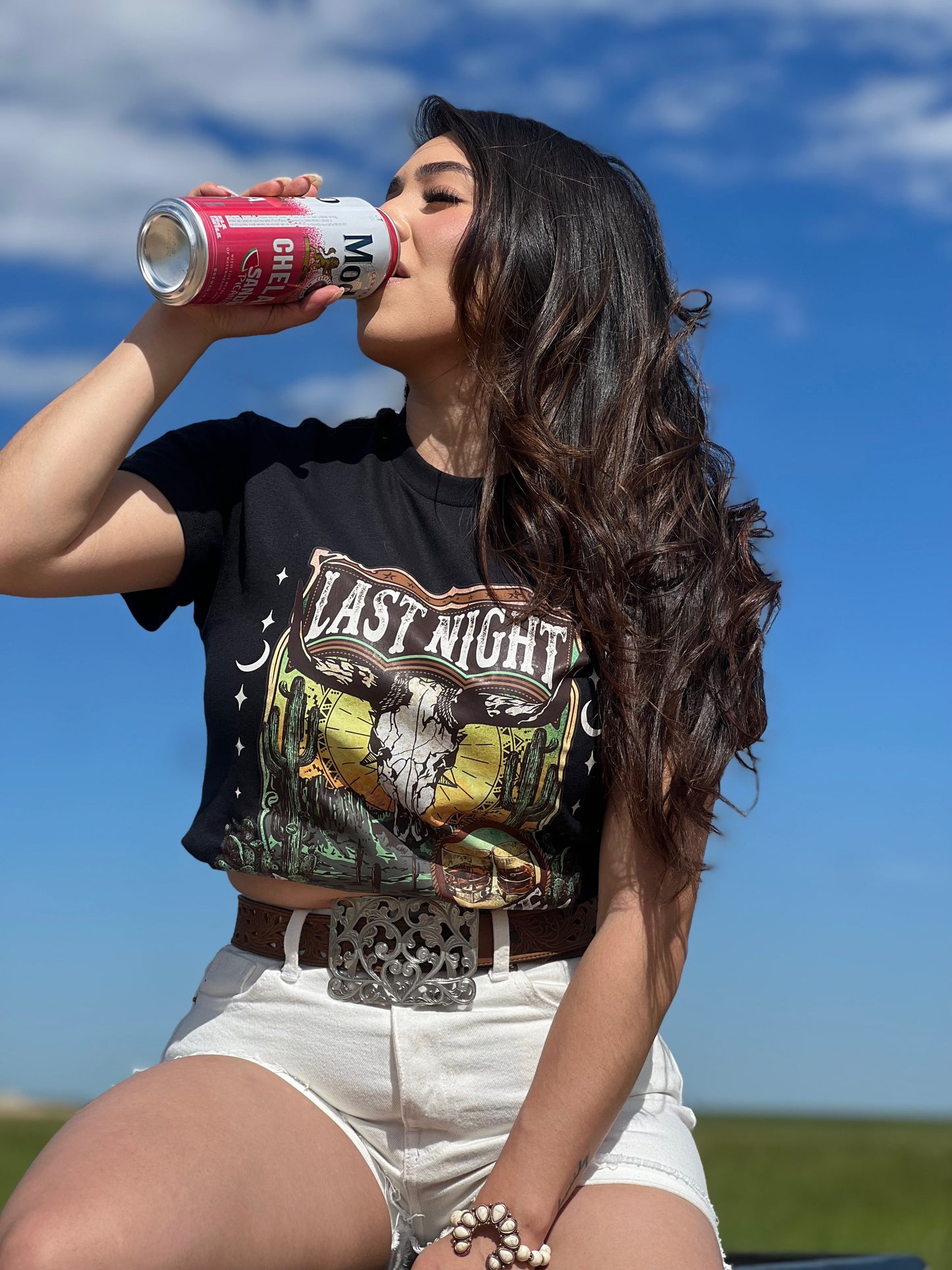 Last Night We Let The Liquor Talk Tee
