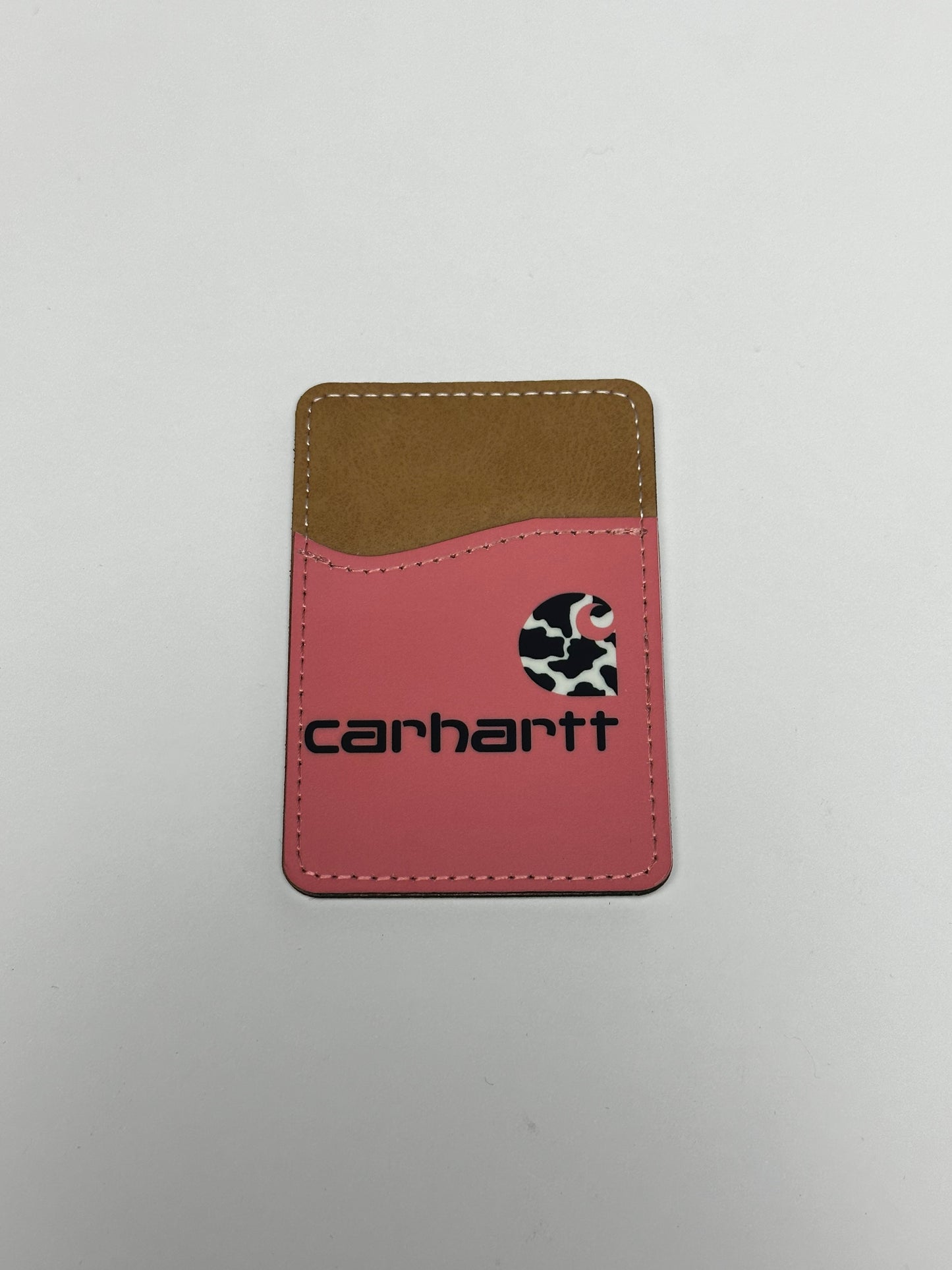 PINK CARHARTT CARD HOLDER