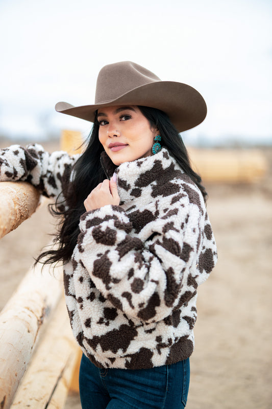 Cream Cow Jacket