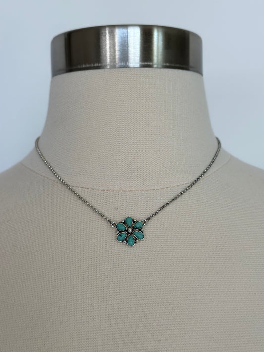 Turquoise River Necklace