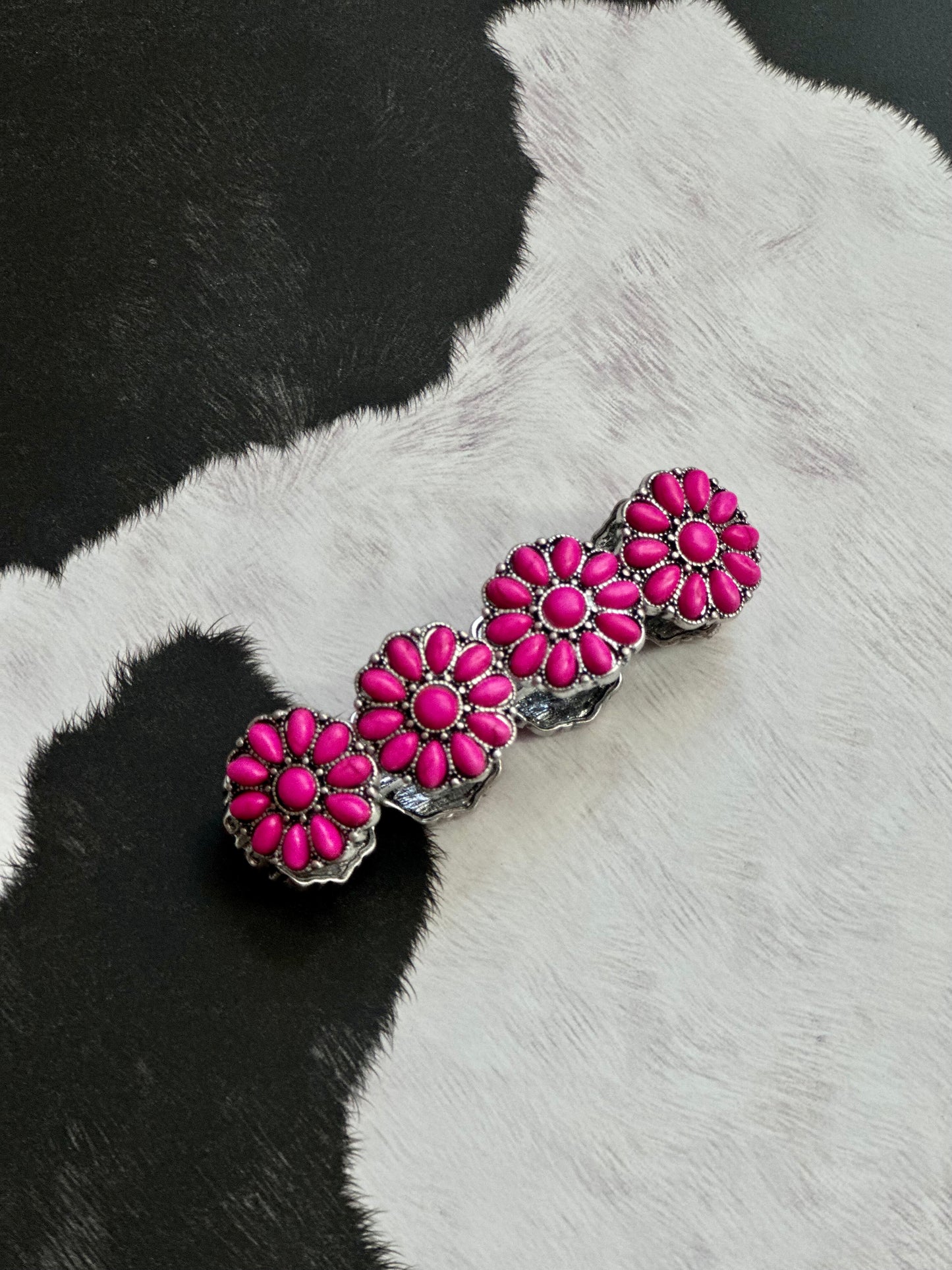 Amber Pink Stretch Bracelet