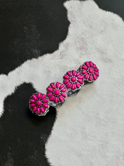 Amber Pink Stretch Bracelet