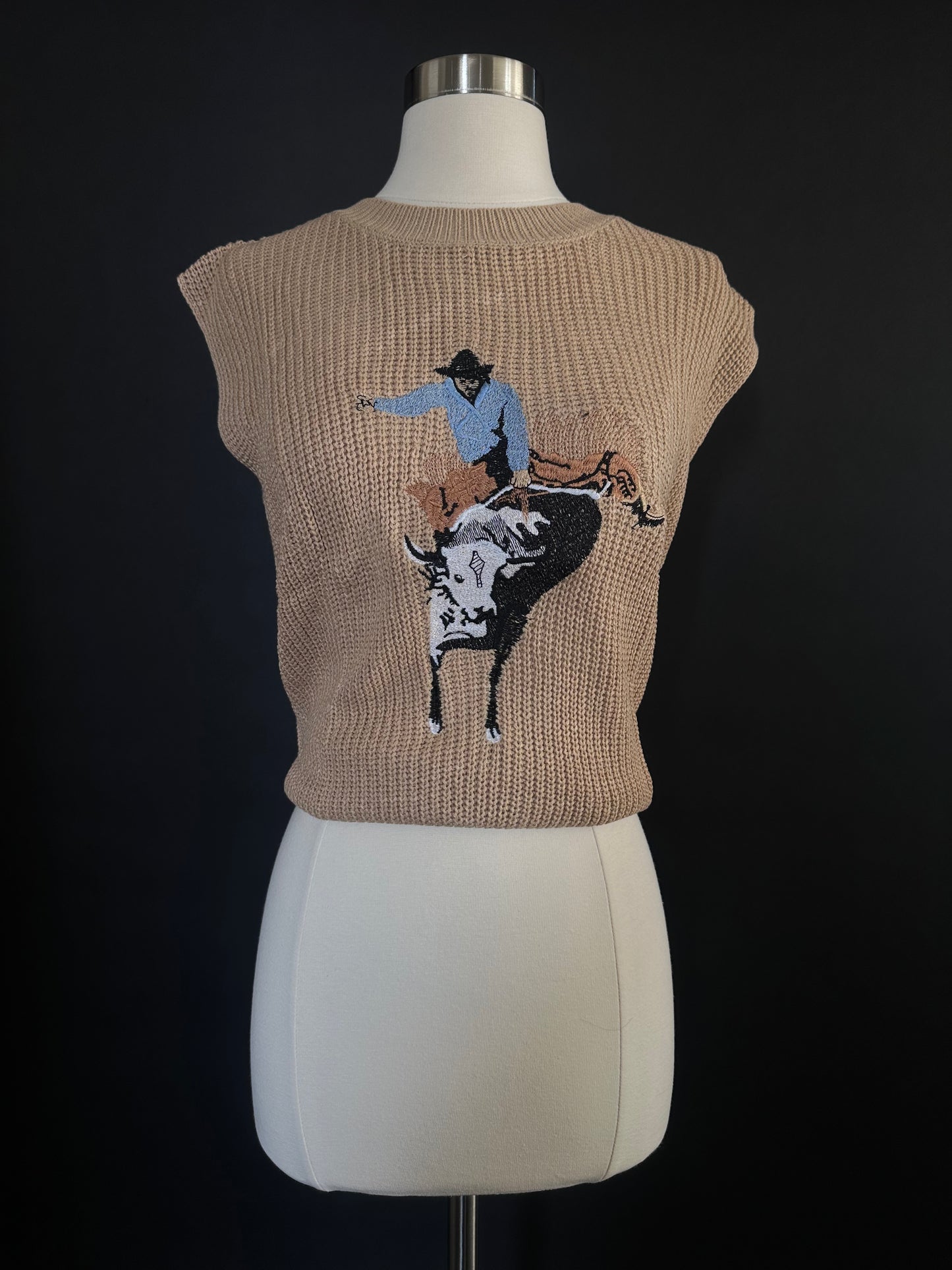 Bull Rider Sweater Vest